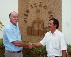Ted in Hanoi - 2002