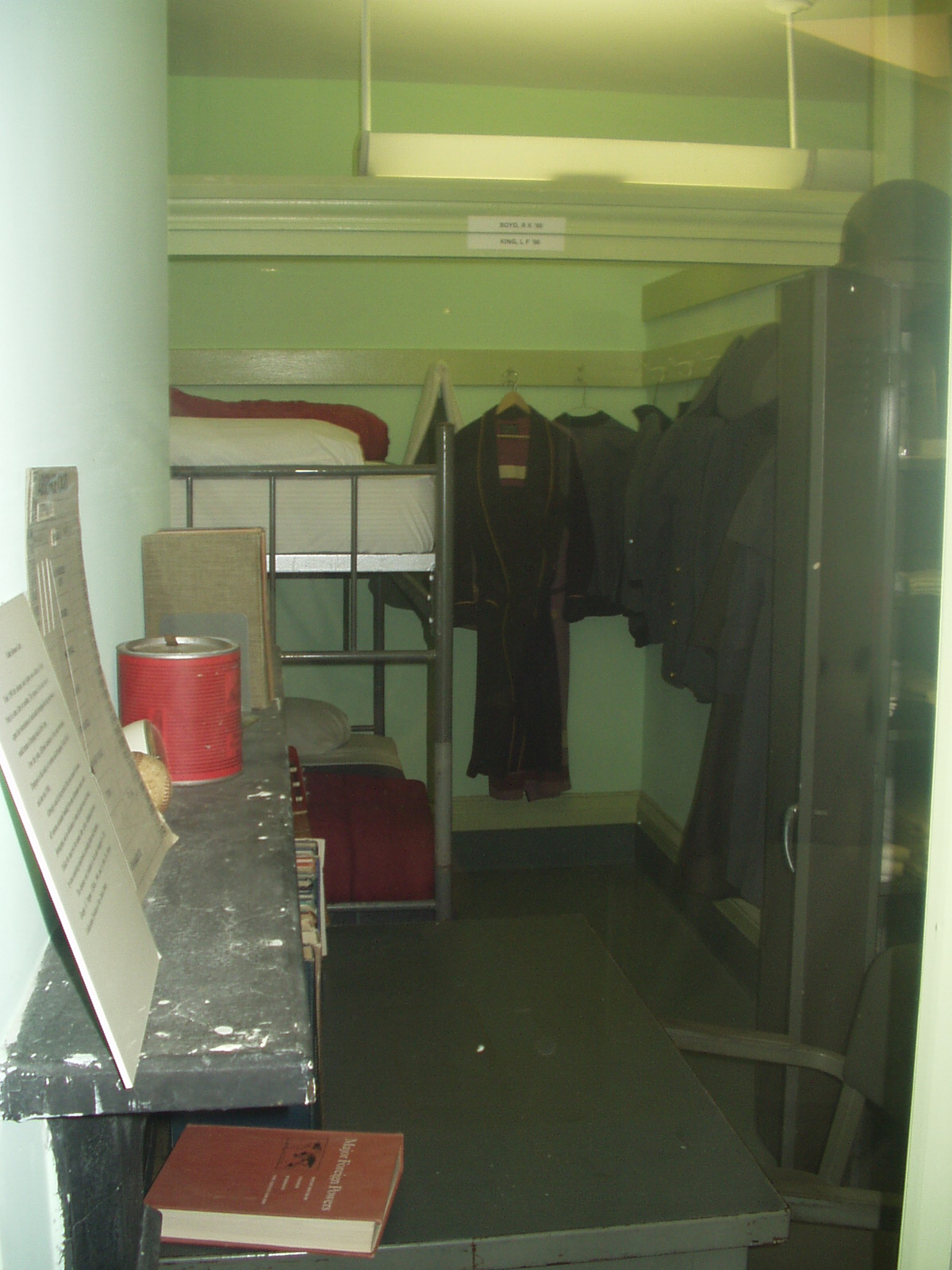Ted's Cadet Room on Display